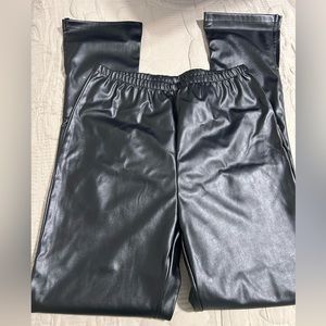 Pleather pants